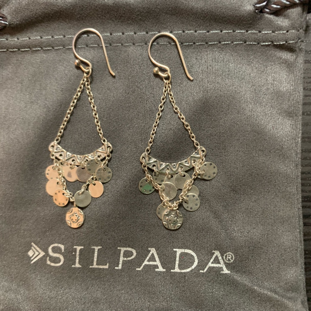 Silpada sterling silver earrings